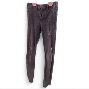 High rise medium wash jeans